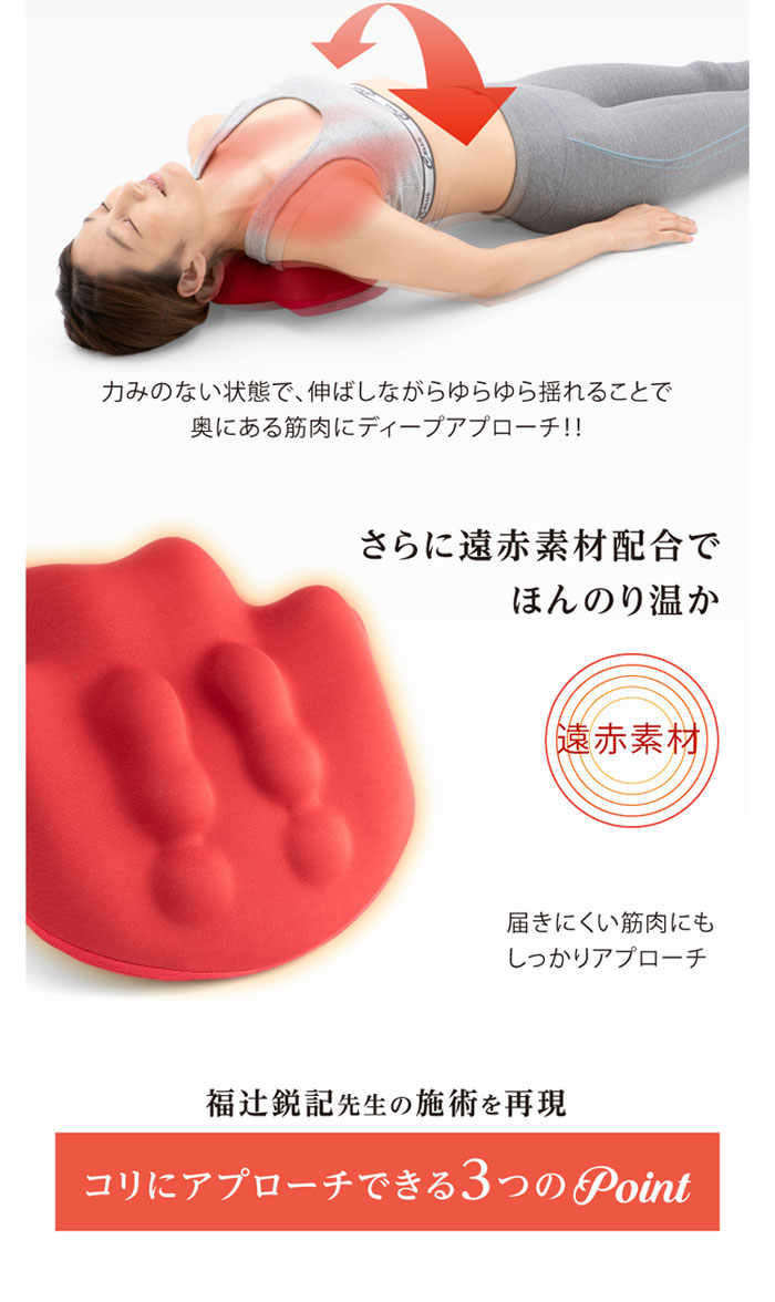 ASHIYA-BISETTAI 骨盤矯正クッション 赤（骨盤サポート チェア