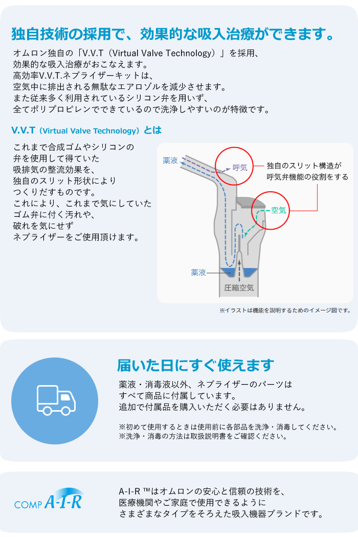 オムロン コンプレッサー式ネブライザー - 生活雑貨