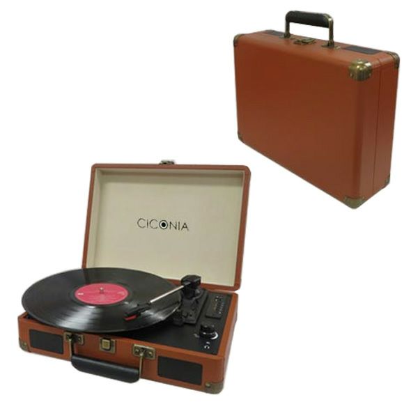 CICONIA チコニア クラシカルレコードプレーヤー トランクケース型 TE