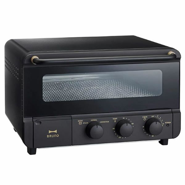 BRUNO スチーム＆ベイク トースター ブルーノ BOE067-BK ブラック  