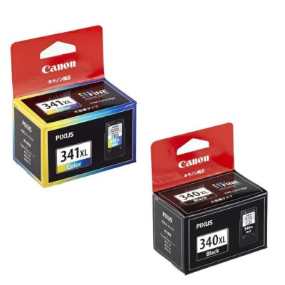 Canon 純正 インクカートリッジ 340XL 341XL ５個セット セット】キヤノン 純正品 インクカートリッジ FINEカートリッジ BC