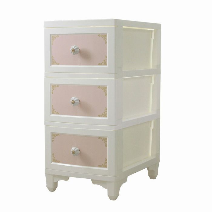 ロマンティックプリンセス　ドレスチェンジチェスト　4段 直送】ドレスチェンジチェスト4段／フレーム｜かわいいお姫様