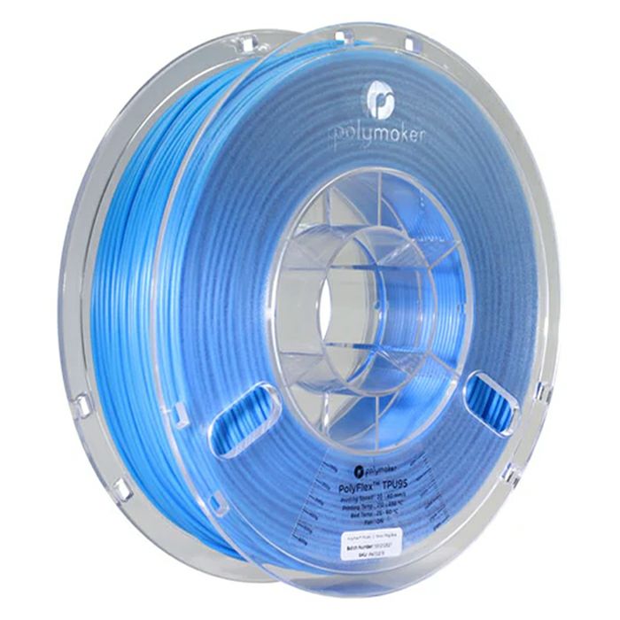 Polymaker PolyFlex TPU95 フィラメント (1.75mm, 0.75kg) Blue ブルー