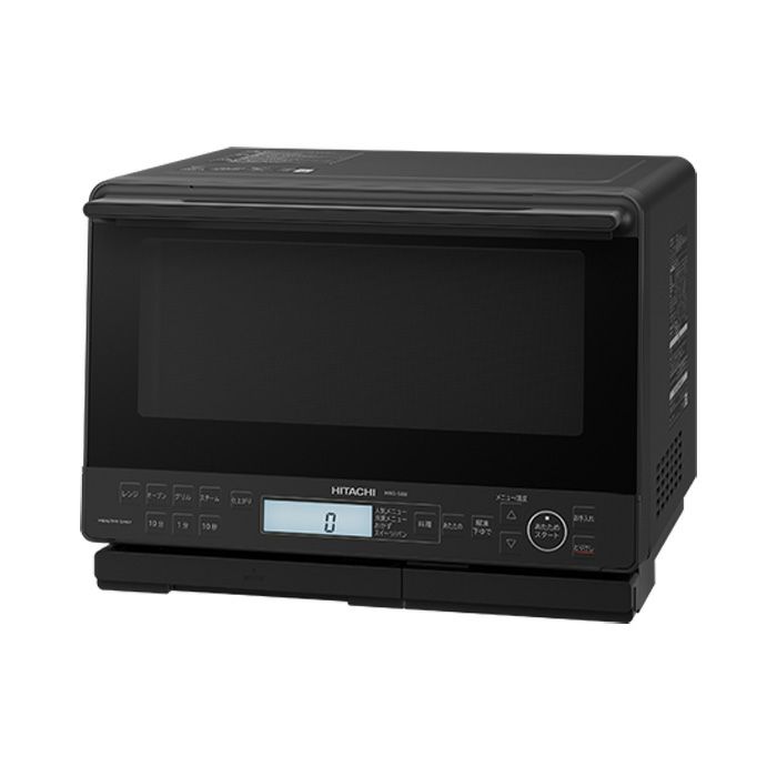 日立 31L 過熱水蒸気オーブンレンジ ヘルシーシェフ MRO-S8B-K  