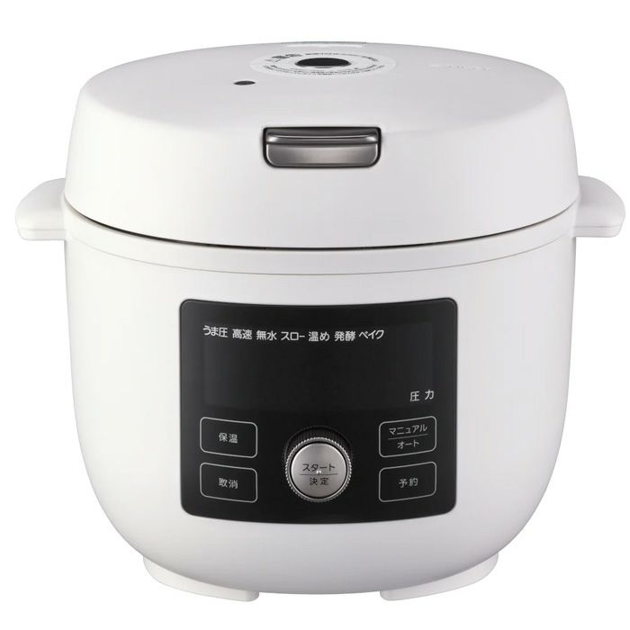 タイガー 電気圧力鍋 TIGER COOKPOT タイガークックポット COK-A220-WM マットホワイト 100周年記念モデル 炊飯器 |  ＰＣあきんど 公式通販