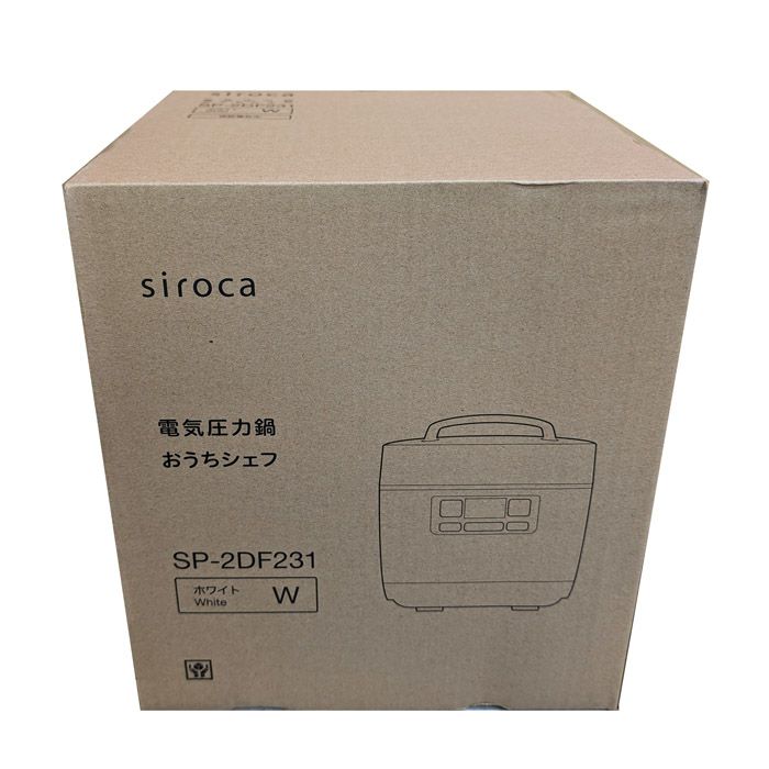 シロカ おうちシェフ Fタイプ 1～3人用 電気圧力鍋 SP-2DF231
