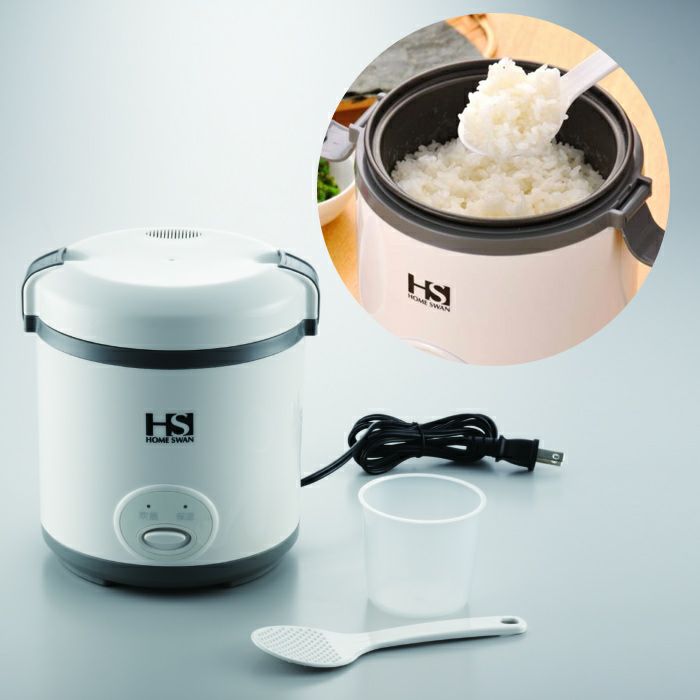 HOME SWAN ミニ炊飯器 1.5合炊き 保温機能付き 0.5合～1.5合炊飯 SRC