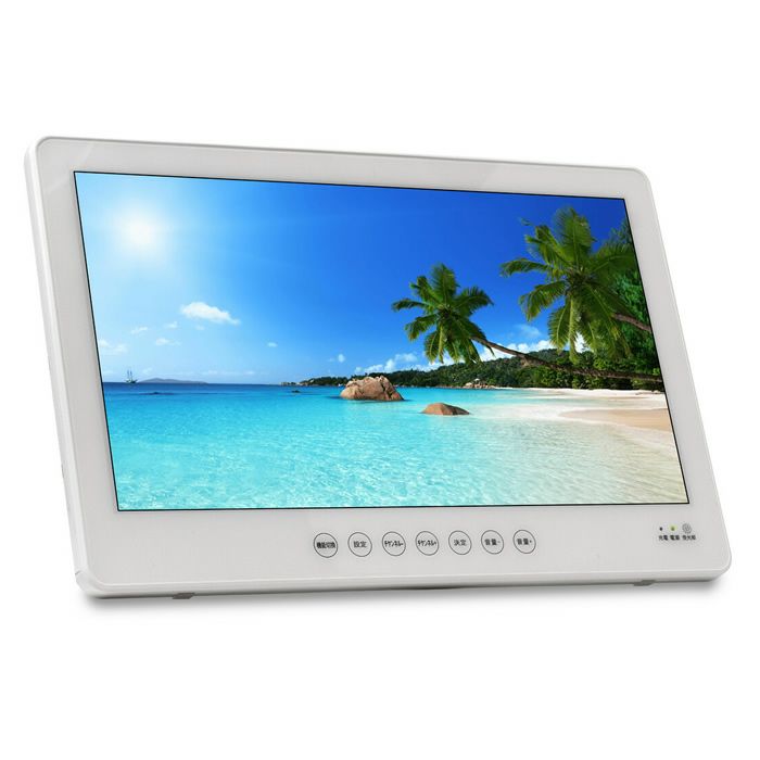 防水14インチフルセグDVD 防水レベルIPX7高い防水性能、キッチンやお 