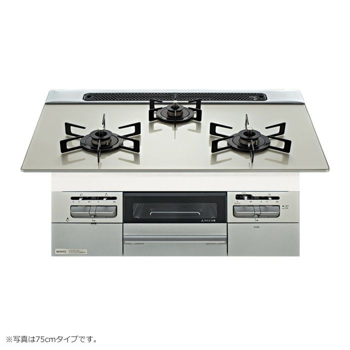 ビルトインコンロ Fami(ファミ) 60cm (ムーンシルバー/都市ガス用) ノーリツ(NORITZ) N3WV6RWTP2SI-13A【送料無料】 (N3WV6RWTP2SI13A) ノーリツ 都市ガス用 60cm天板ビルトインコンロ Fami ファミ