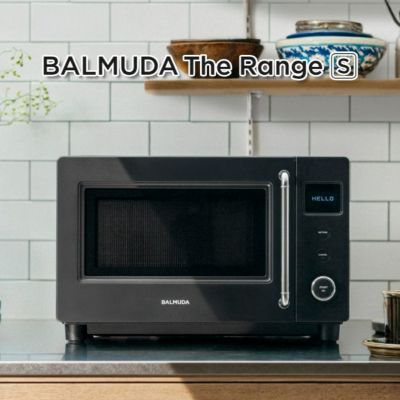 バルミューダ 電子レンジ BALMUDA The Range S 20L ブラック KRN01JP
